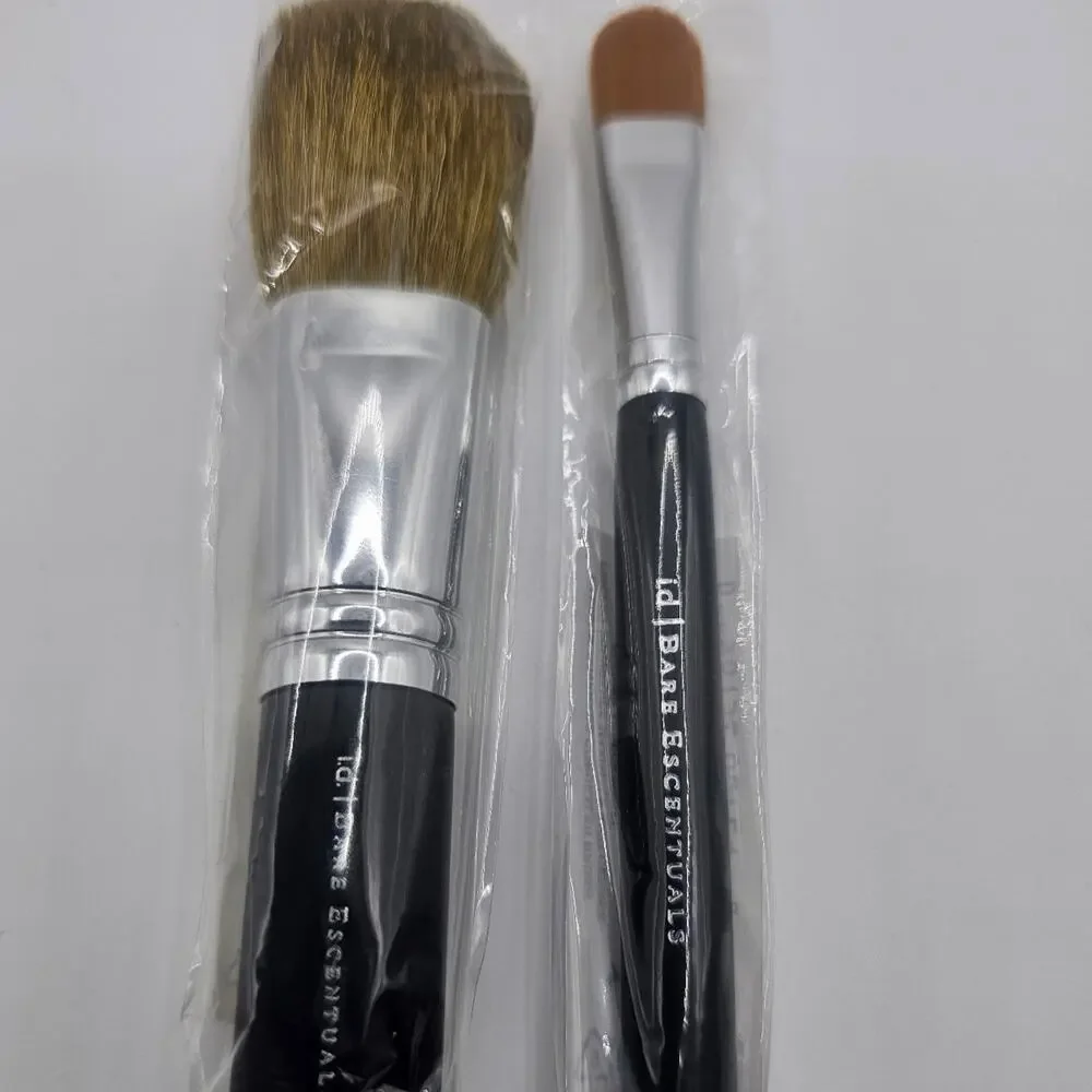 NEW Bare Escentuals Max‎ Coverage Concealer & Flawless Application Face Brushes